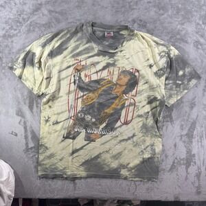Vintage Doors Shirt Mens XL Multicolor Jim Morrison Tie Dye Band Tee 1989